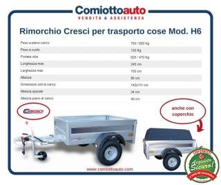 CRESCI RIMORCHI Other Rimorchio Cresci H6 con Coperchio (rif. 80 - hovedbillede