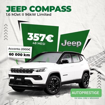 JEEP Compass 2.0 Multijet II 170 CV aut. 4WD Limited (rif. 20699 - hovedbillede