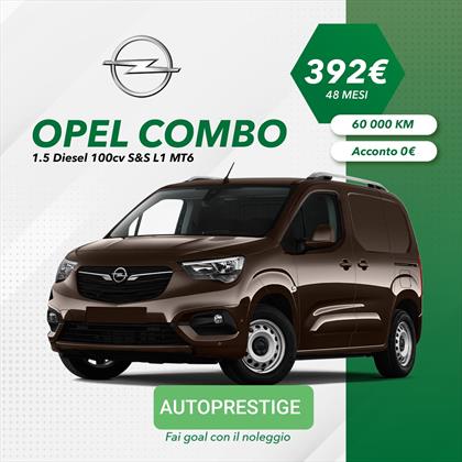 OPEL COMBO 1.5 Diesel 100 CV S&S L1 MT6 Noleggio L.T. - hovedbillede